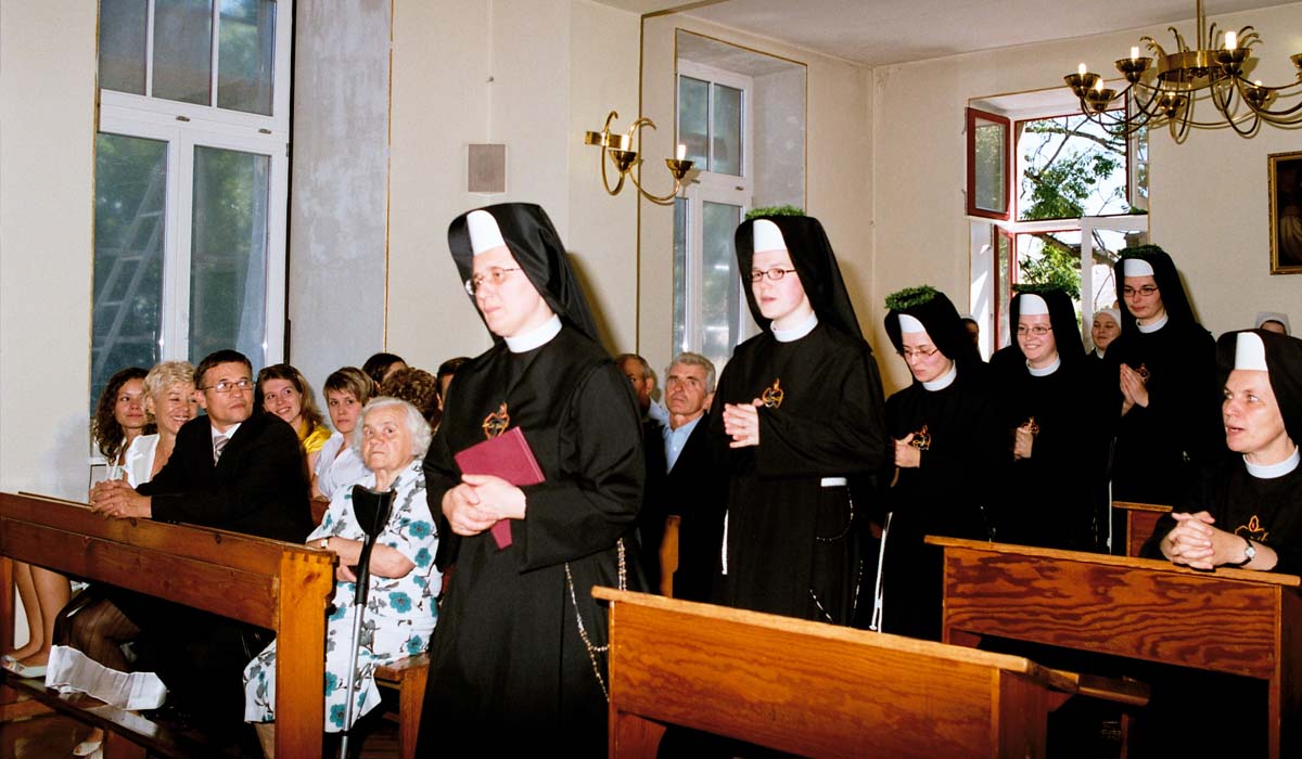 Pierwsze śluby zakonne 