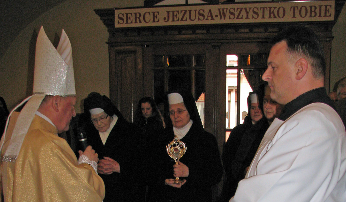 Przekazanie relikwii św. Józefa Sebastiana
