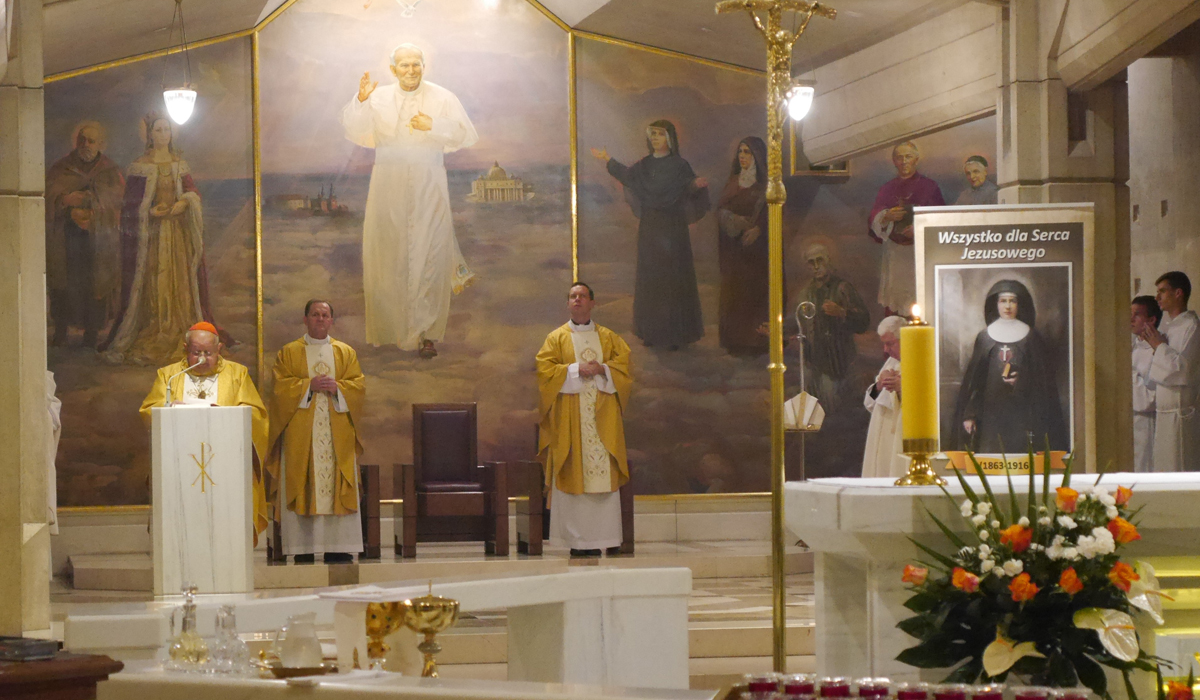 4. rocznica beatyfikacji Matki Klary Szczęsnej w Sanktuarium św. Jana Pawła II w Krakowie