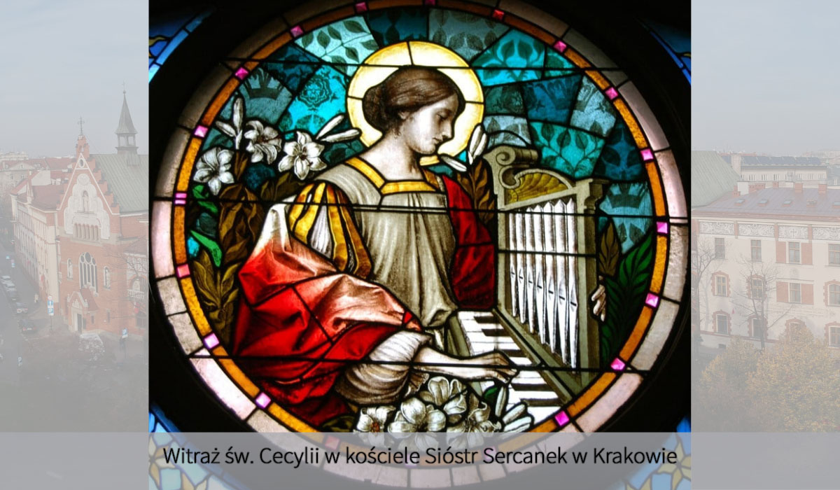 Wspomnienie św. Cecylii w kościele Sióstr Sercanek w Krakowie