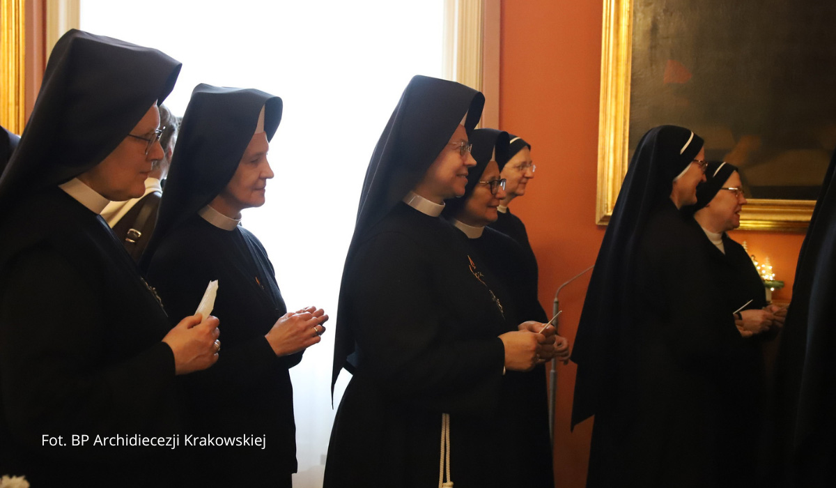 Spotkanie opłatkowe sióstr zakonnych w Pałacu Biskupim w Krakowie