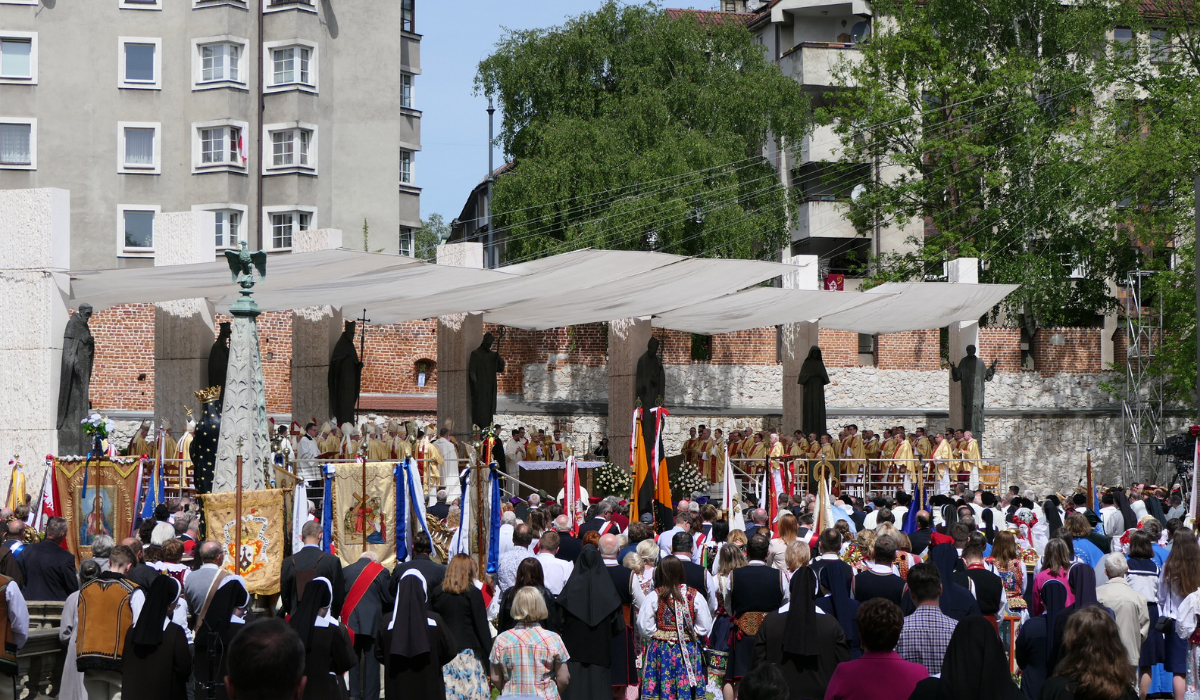 Procesja ku czci św. Stanisława w Krakowie