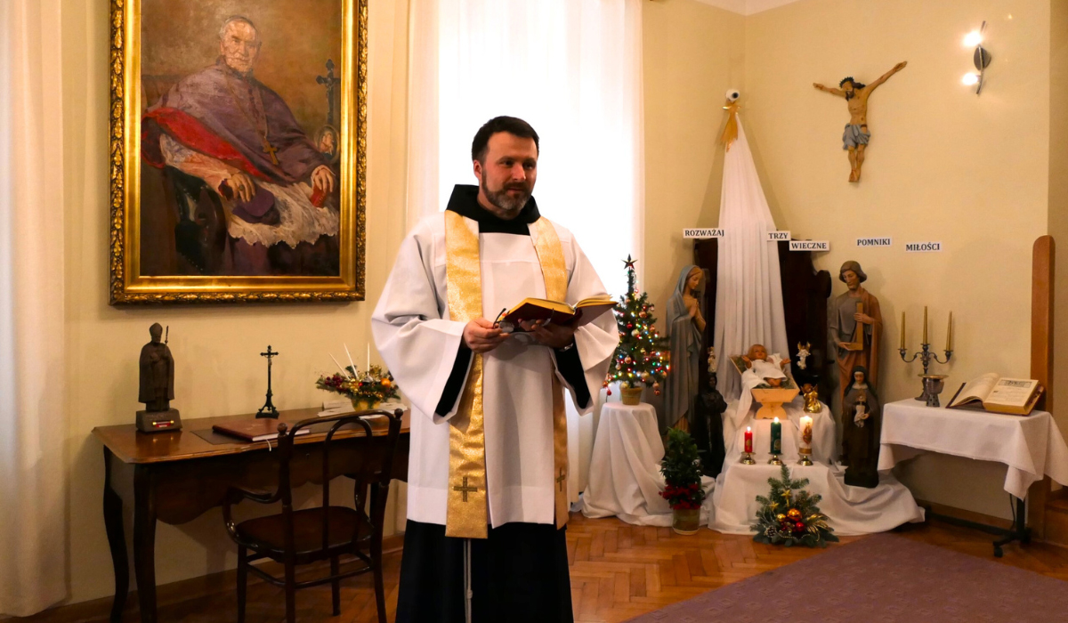 Kolęda w domu generalnym w Krakowie