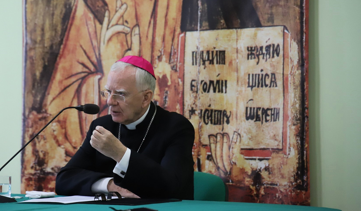 Konferencja abpa Marka Jędraszewskiego