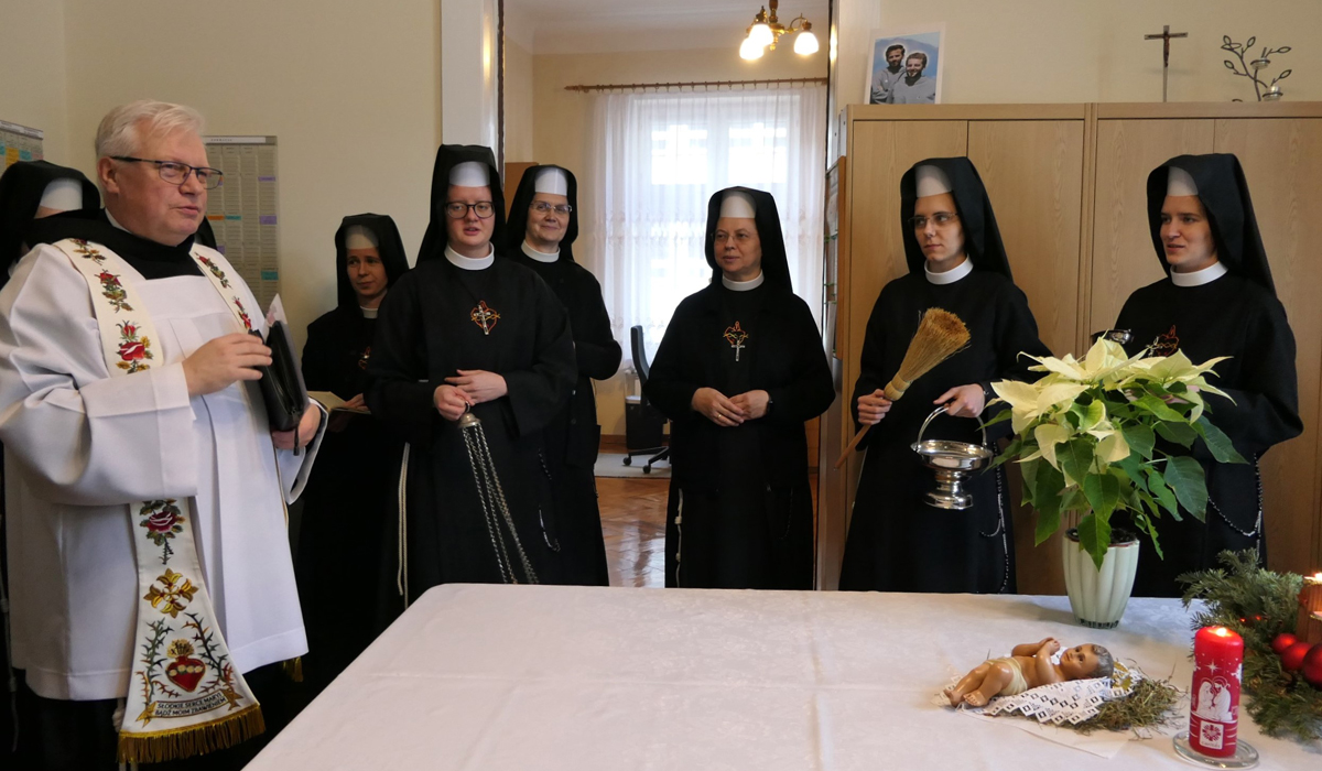 Wizyta duszpasterska w domu generalnym w Krakowie