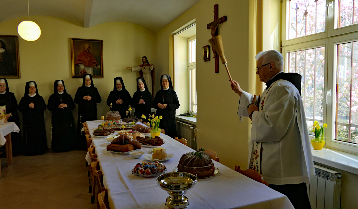Święcenie pokarmów na stół wielkanocny