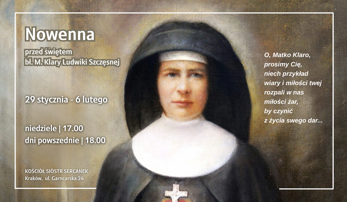  Nowenna przed świętem bł. Matki Klary Szczęsnej